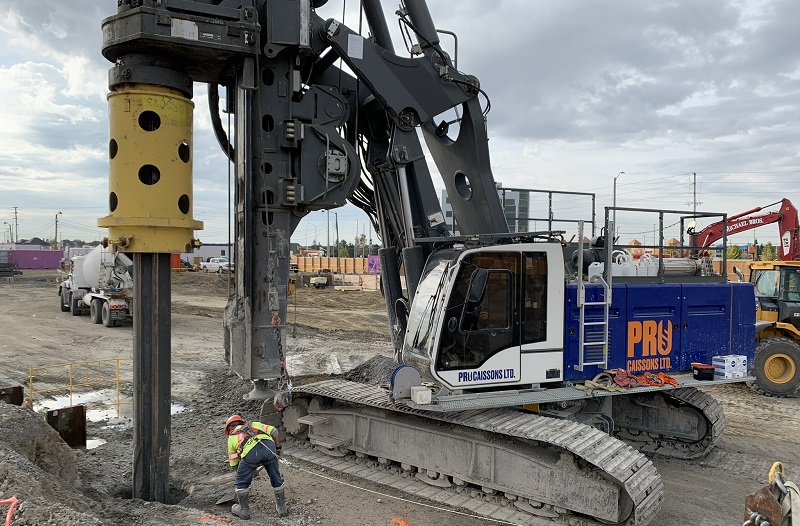 Caisson Wall Shoring